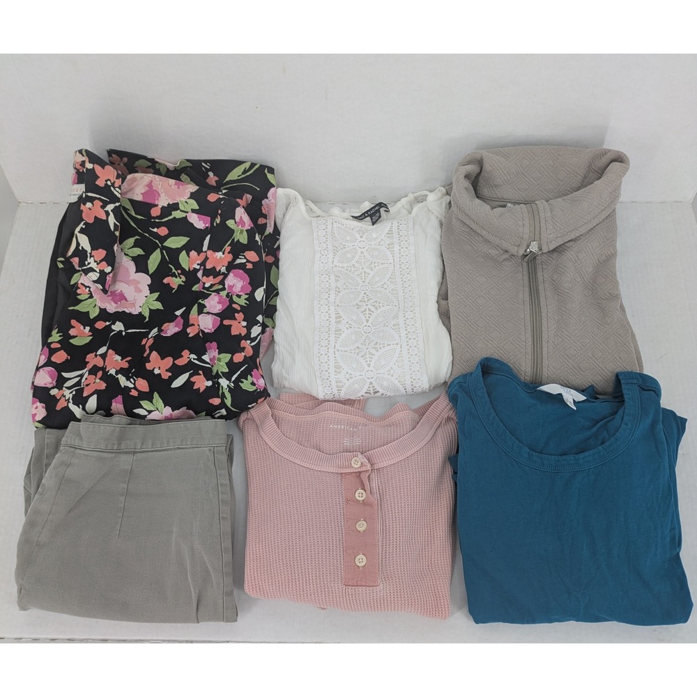 Womens Large Career Workwear Clothing Lot Floral Blazer Liz Claiborne Minimalist